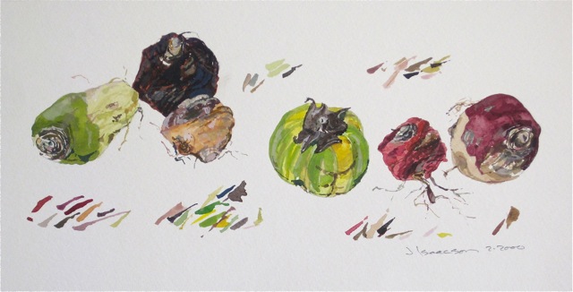 Still Life with Paint Strokes 