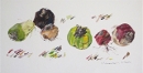 Still Life with Paint Strokes